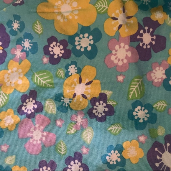 Vintage  Kids Floral Shirt - Blue, Yellow, Purple - Picture 2 of 4